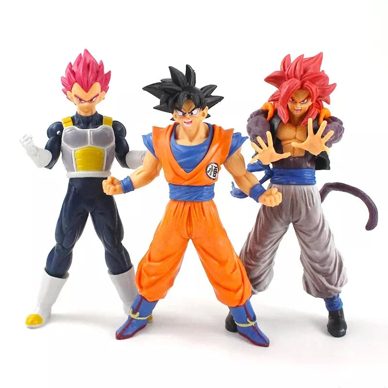 Dragon Ball Super Saiyan 6-Piece Figure Set⢠| Dragon Ball | I MEAN ANIME