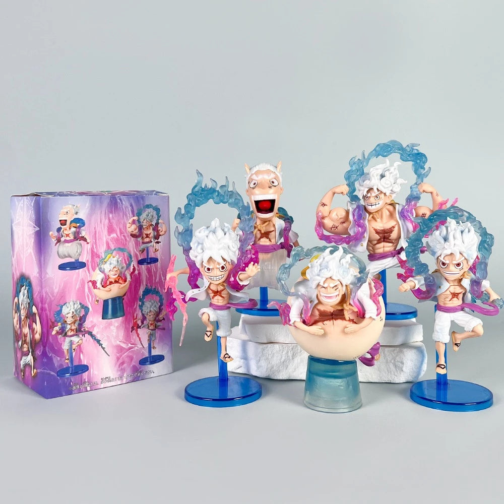 One Piece Gear 5 Luffy Figure Set™ | One Piece | I MEAN ANIME