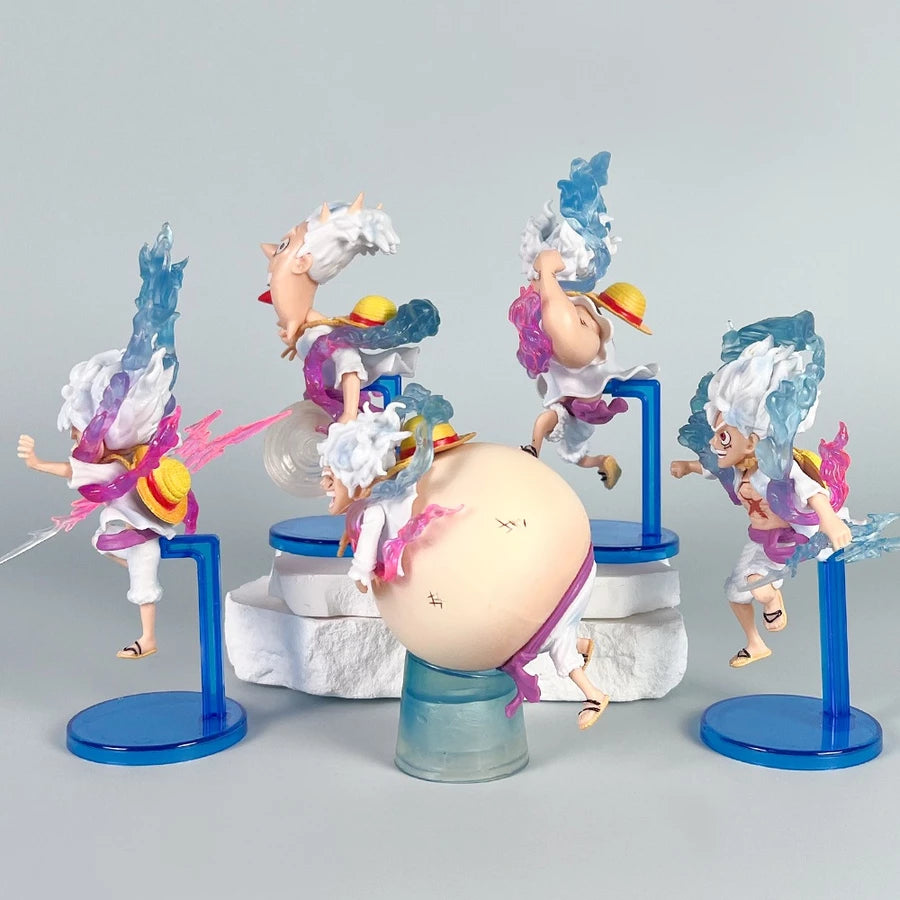 One Piece Gear 5 Luffy Figure Set™ | One Piece | I MEAN ANIME