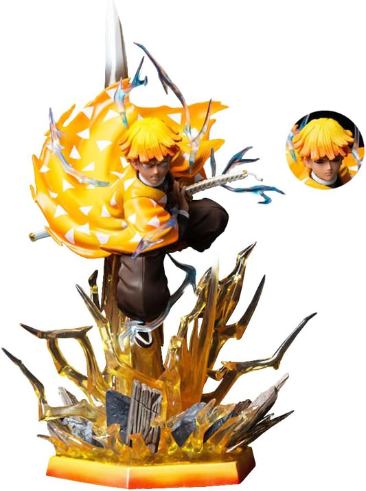 Agatsuma Zenitsu LED Head Carving Light Figure™ | Demon Slayer | I MEAN ANIME