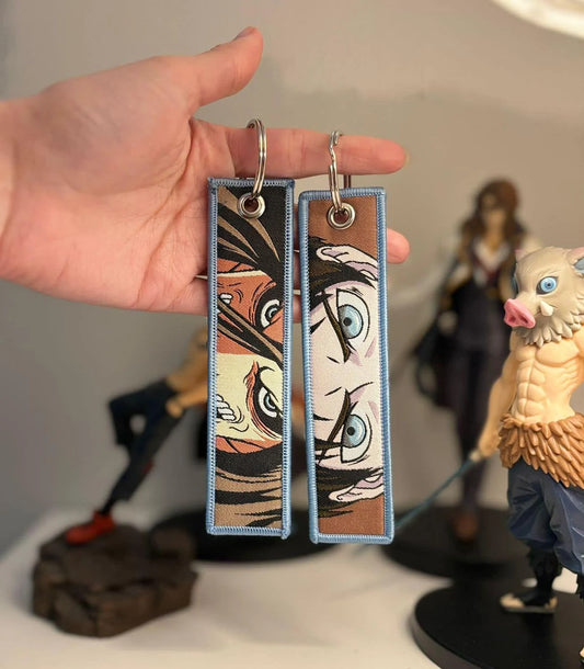 Eren / Attack Titan - Embroidery Keychain™ | Attack On Titan | I MEAN ANIME