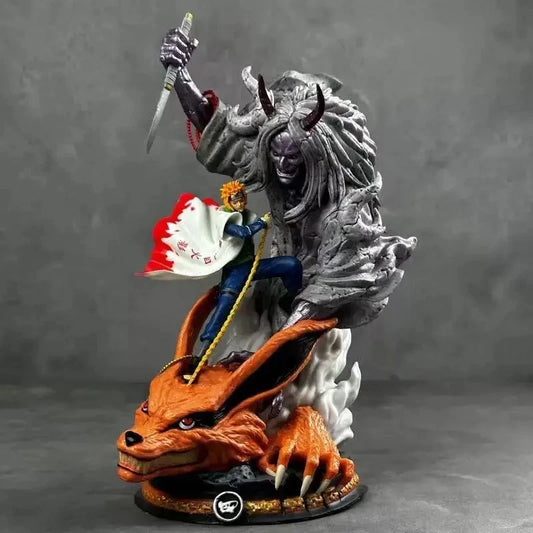 Minato Namikaze with Kurama And Shinigami Figure™ | Naruto | I MEAN ANIME
