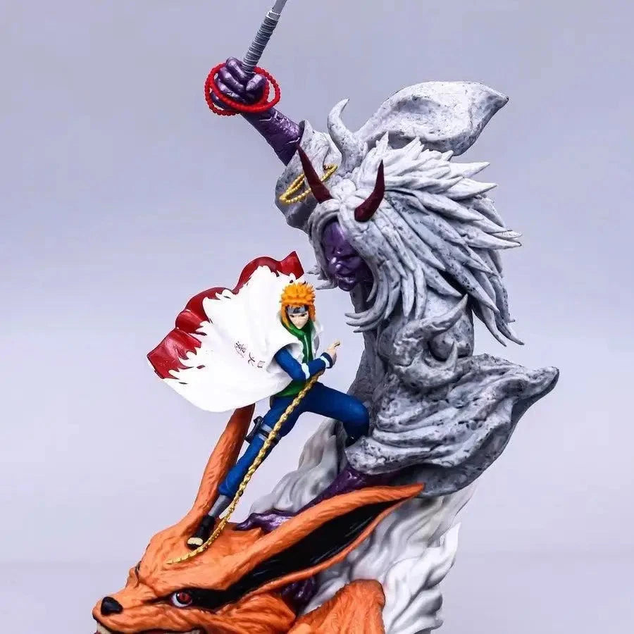 Minato Namikaze with Kurama And Shinigami Figure™ | Naruto | I MEAN ANIME